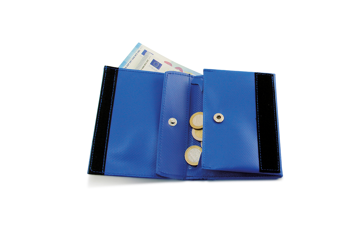 VW T1 Bulli bus wallet made of truck tarpaulin