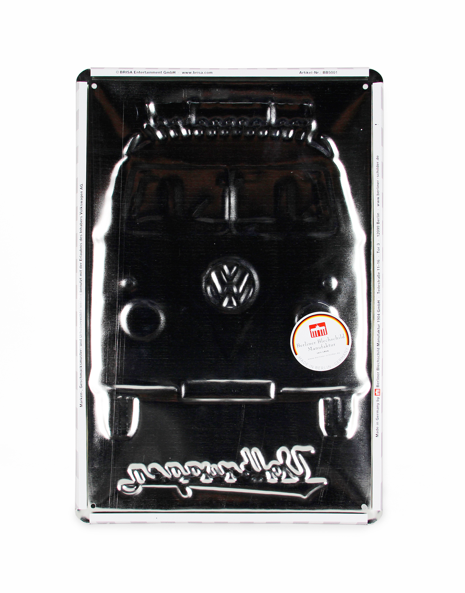 VW T1 Bulli Bus & Beetle tin sign