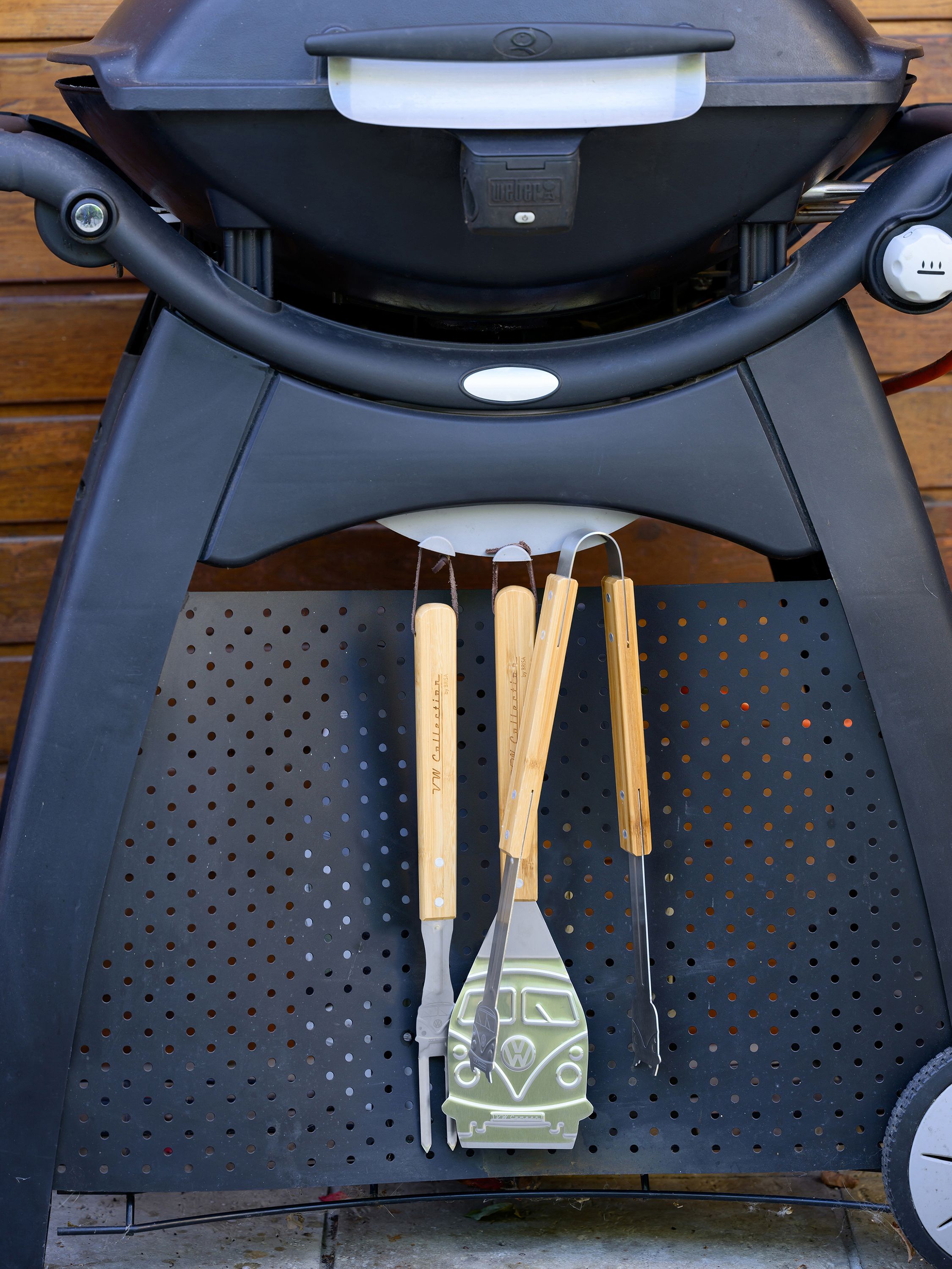 VW T1 Bulli Bus Grill Cutlery 3-piece in Carrying Bag
