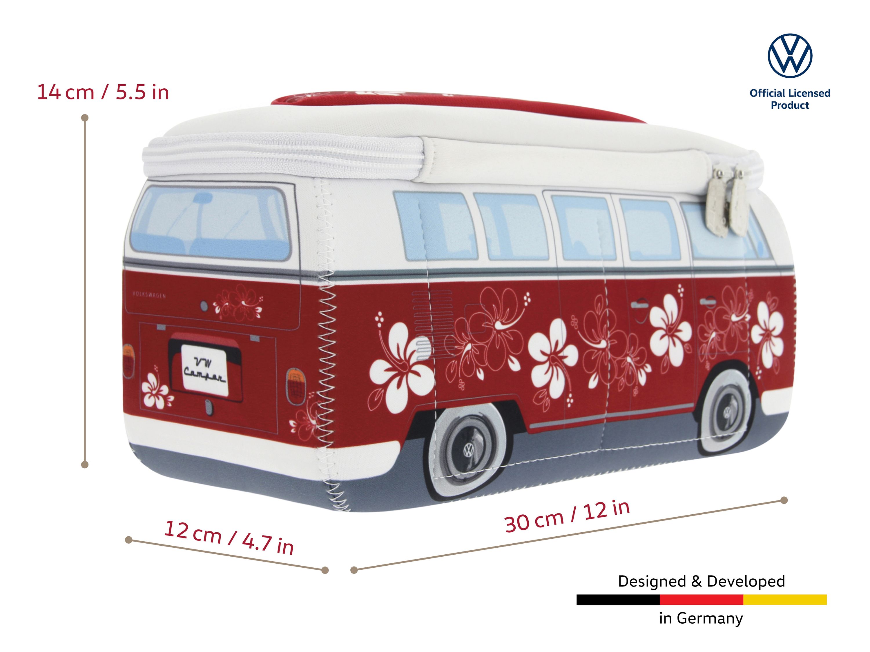 VW T1 Bulli Bus 3D Neoprene Universal Bag - Large