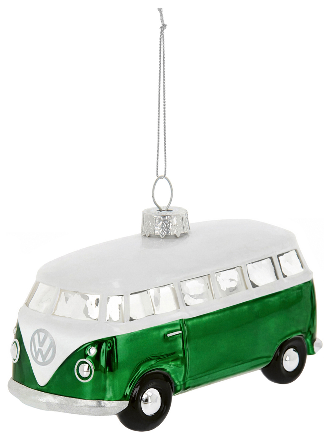 VW T1 Bulli Bus decorative pendant & glass Christmas ornament in gift box