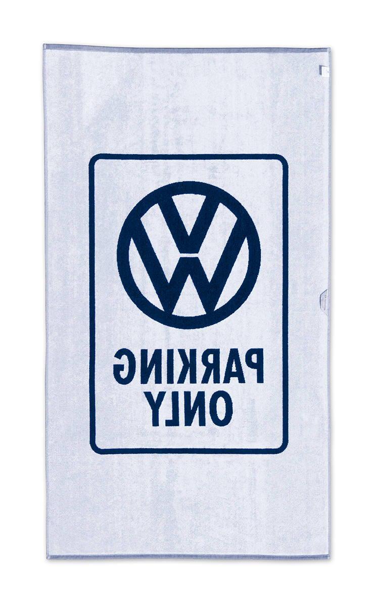VW Toalla de playa - Parking Only/azul
