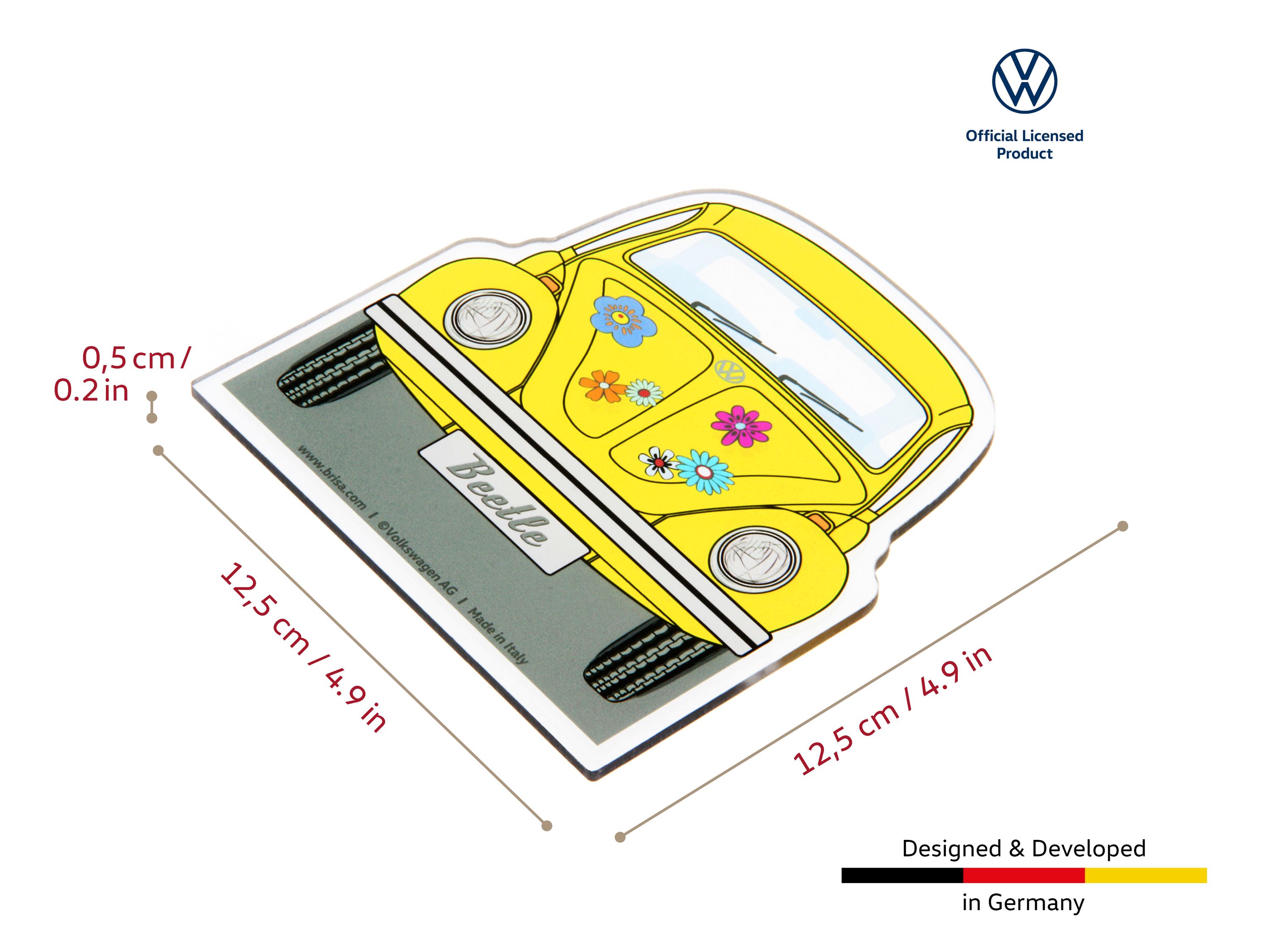 VW Käfer Eiskratzer - gelb