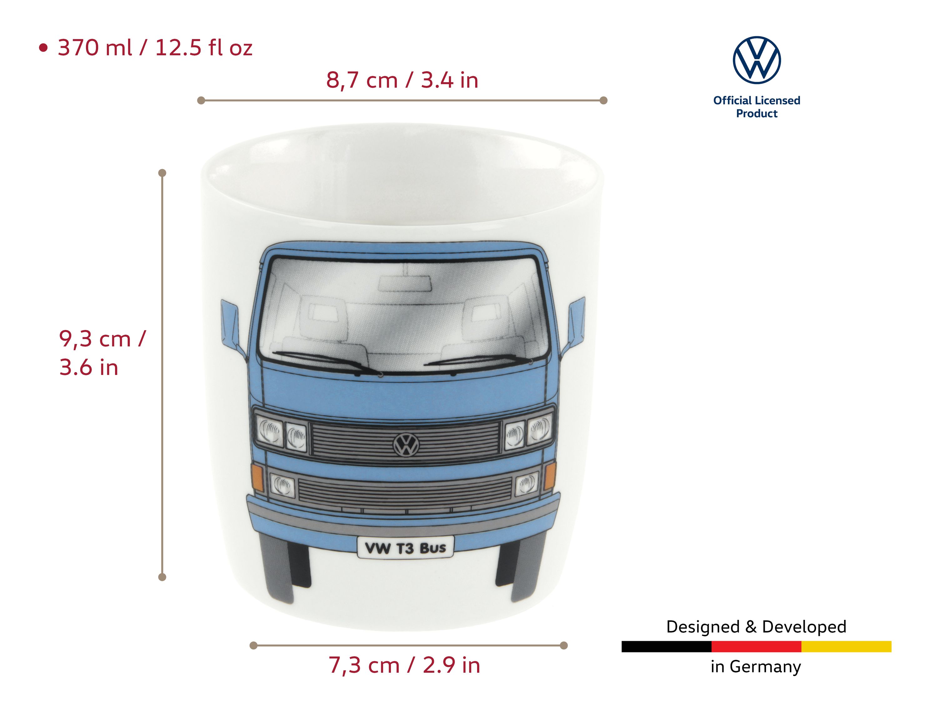 VW T3 Bulli Bus coffee mug 370ml