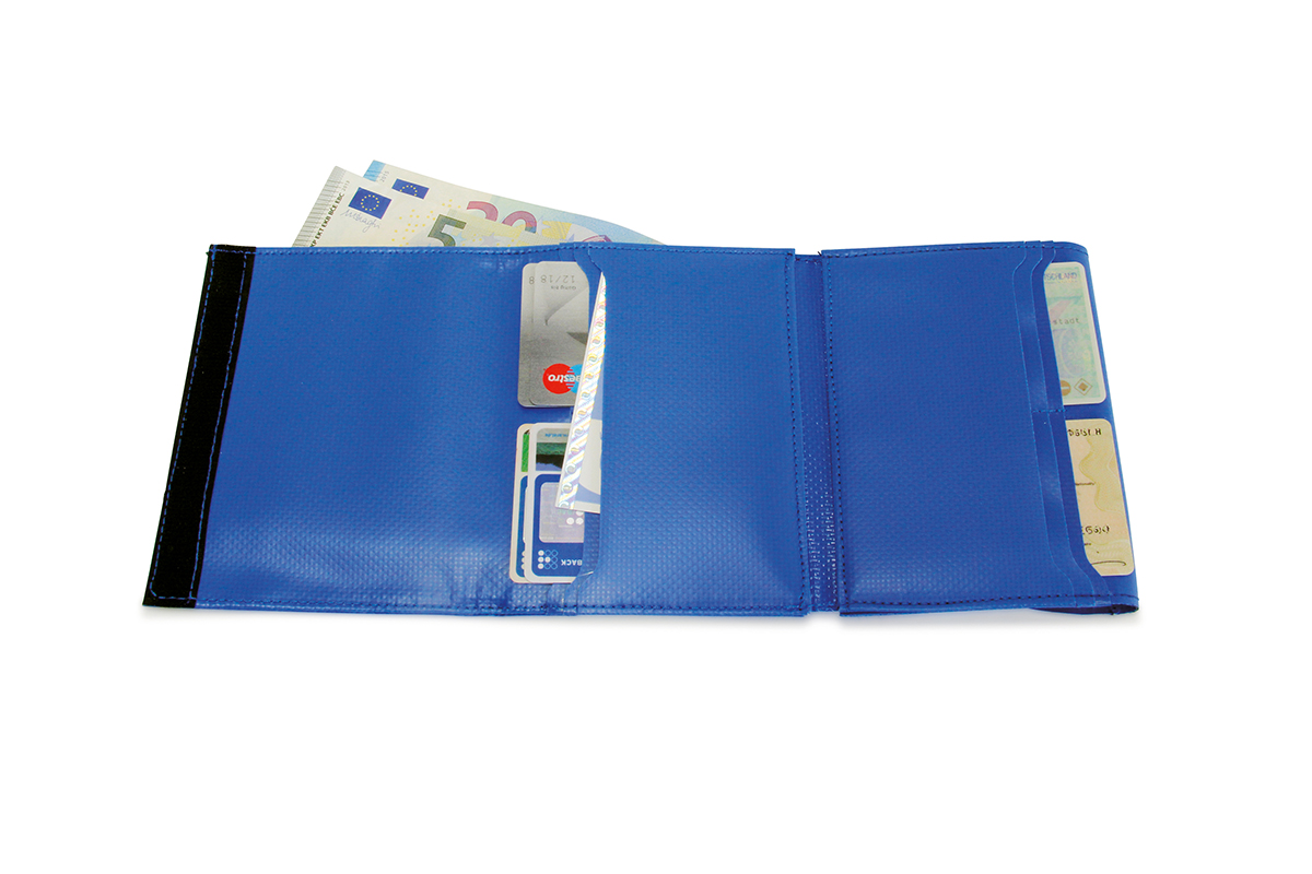 VW T1 Bulli bus wallet made of truck tarpaulin