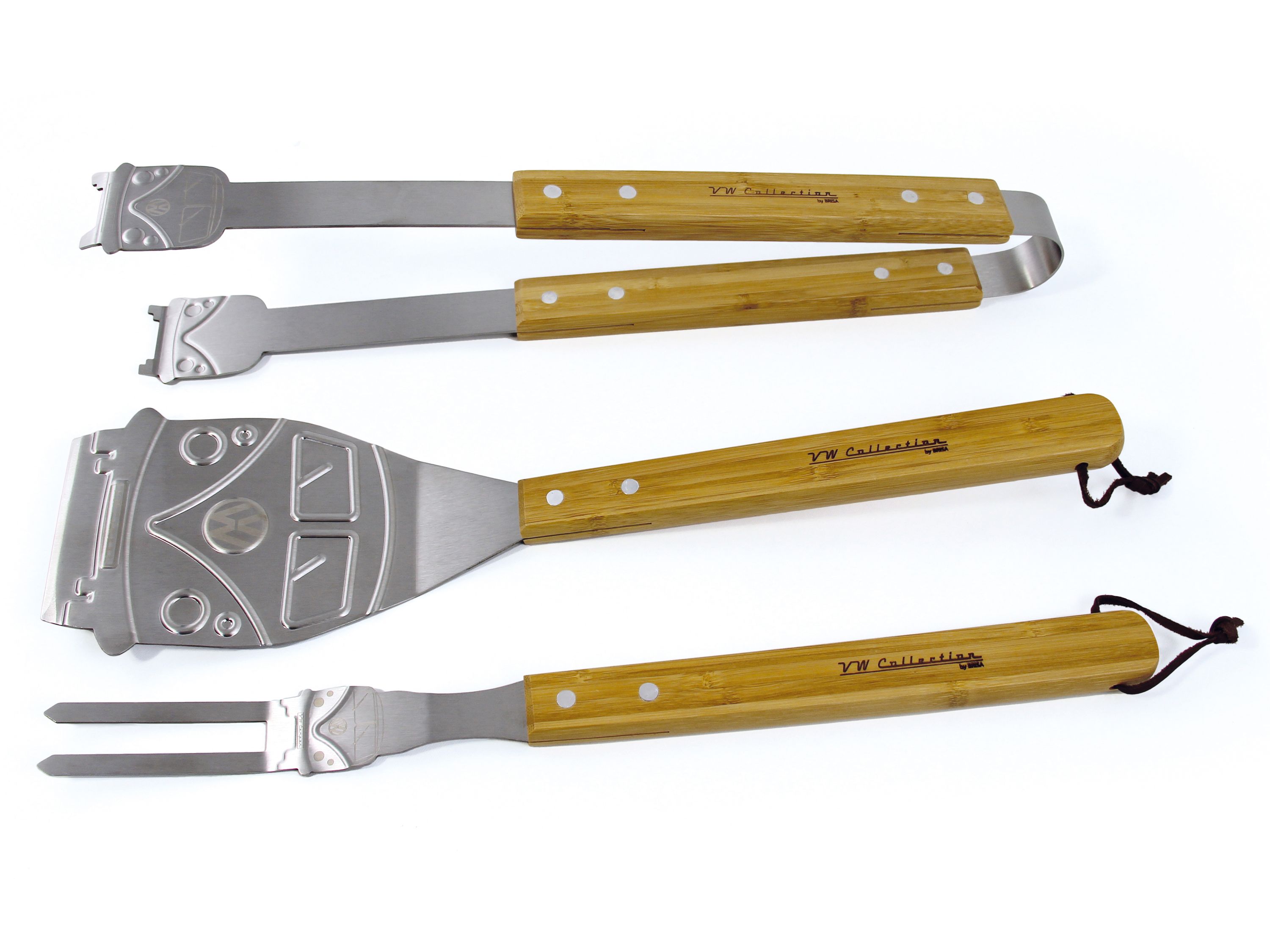 VW T1 Bulli Bus Grill Cutlery 3-piece in Carrying Bag