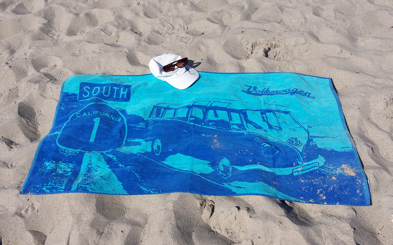 VW T1 "Bulli" Bus/Campervan big, stylish & cuddly soft bath, sauna towel