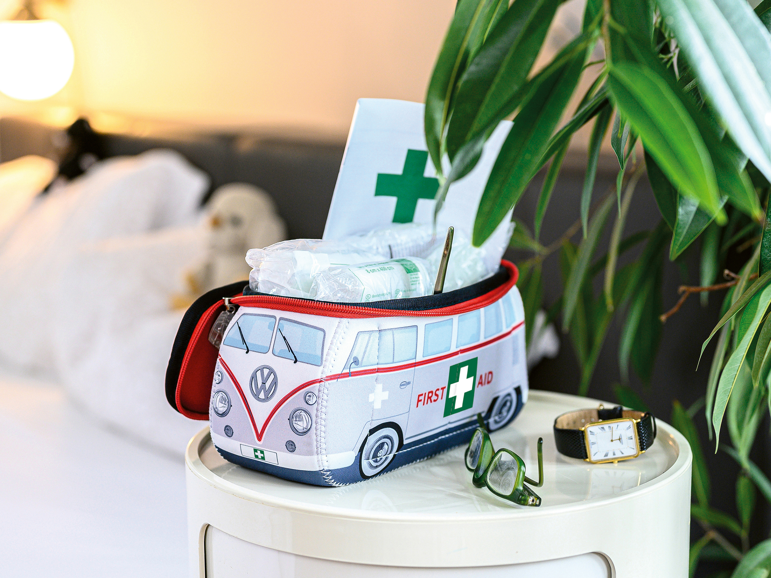 VW T1 Bulli Bus 3D Neopren Mäppchen - First Aid/inkl. Erste-Hilfe Set