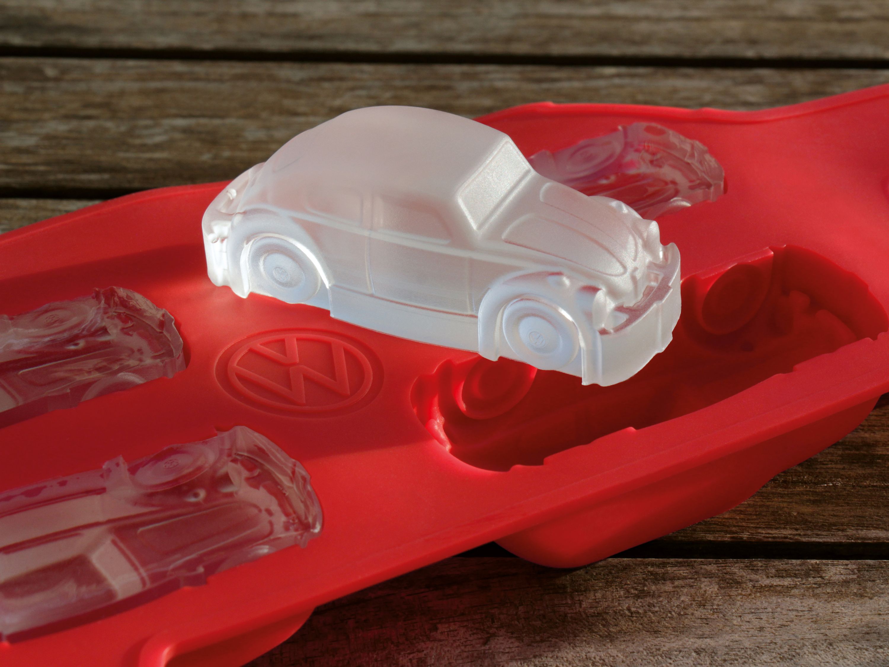 VW logo, T1 Bus, VW Beetle ice cube mold, baking mold, ice cube maker (silicone)