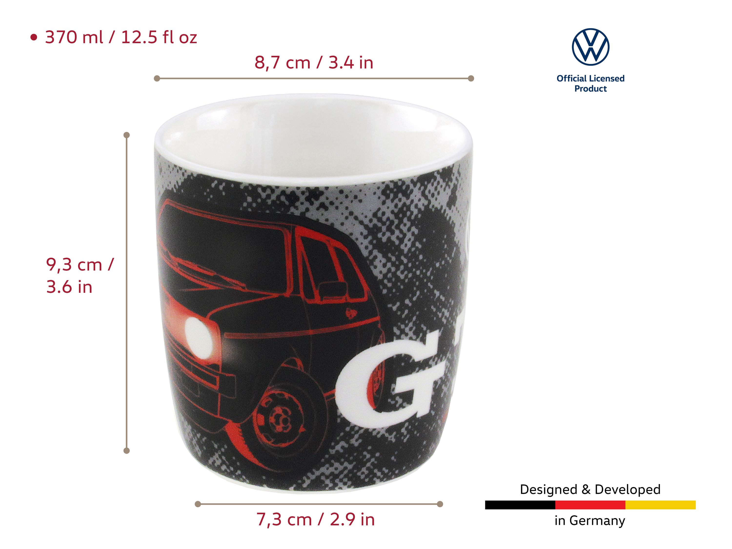 VW GTI coffee cup 370ml
