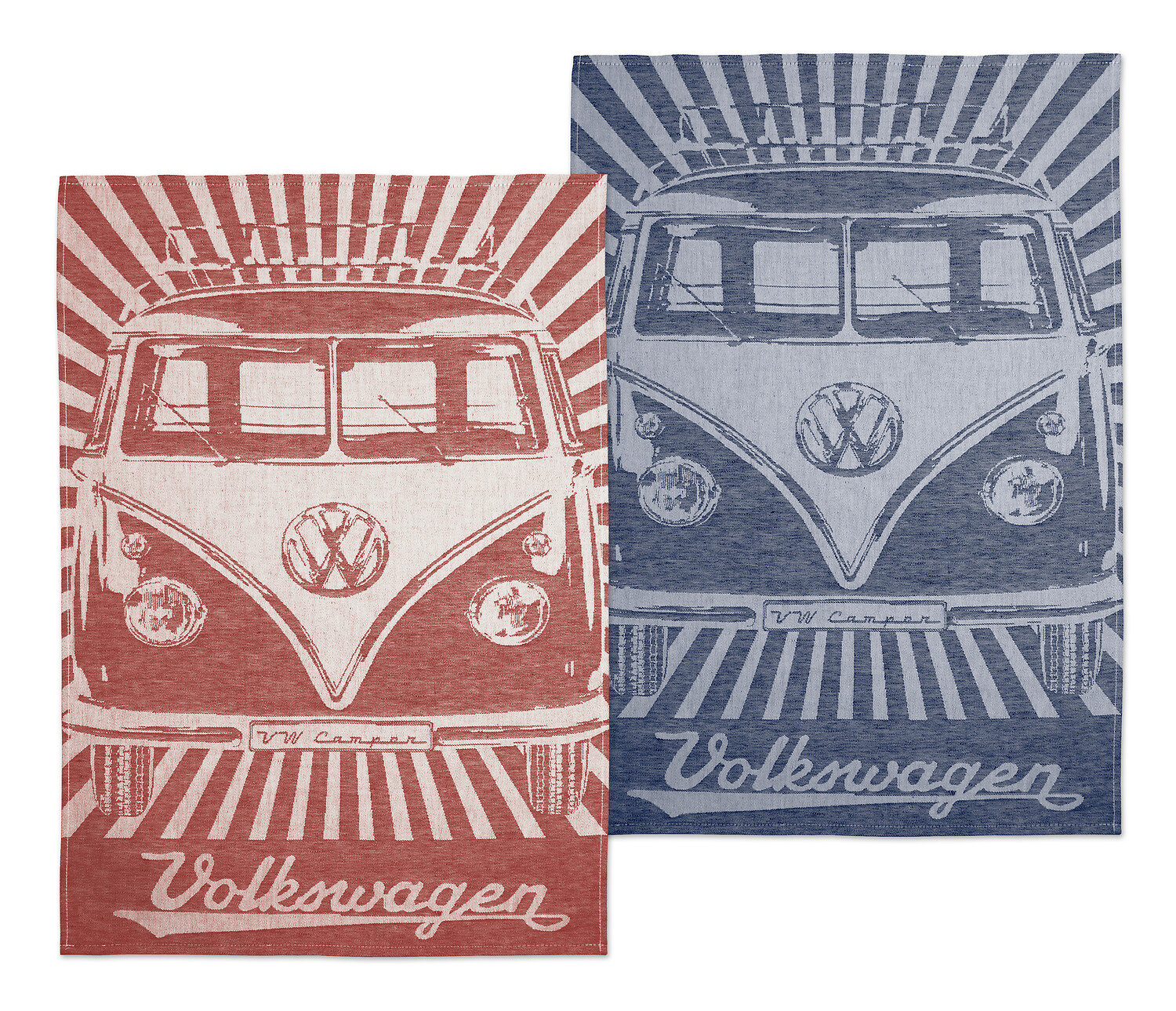 VW T1 Bus tea towel set of 2