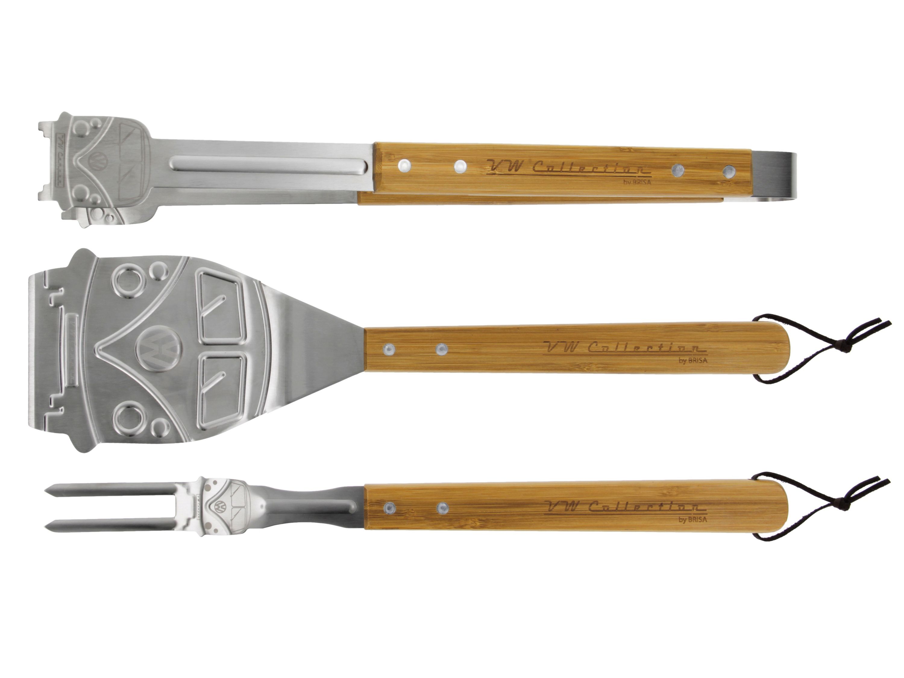 VW T1 Bulli Bus Grill Cutlery 3-piece in Carrying Bag