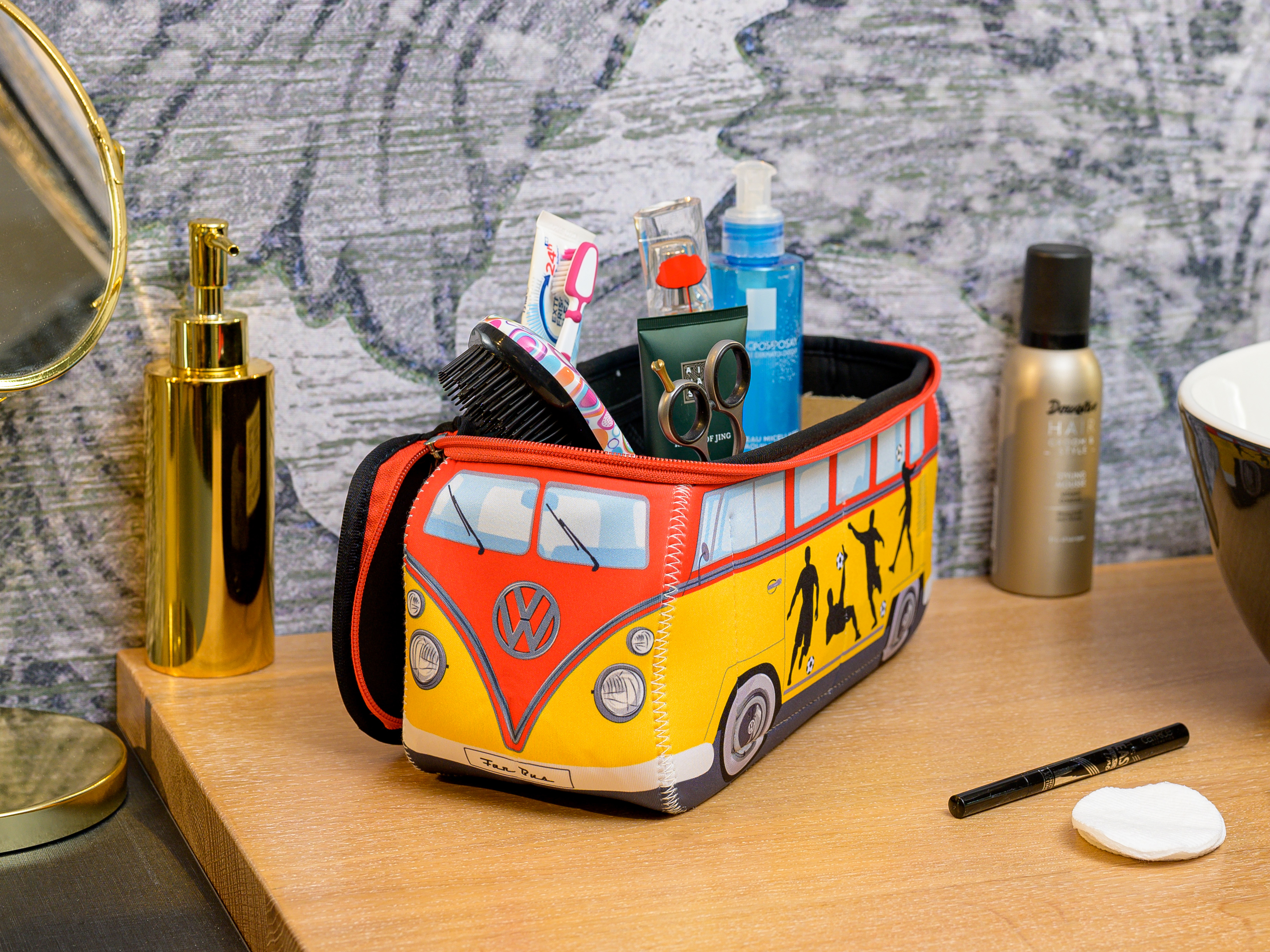 VW T1 Bulli Bus 3D Neoprene Universal Bag - Large