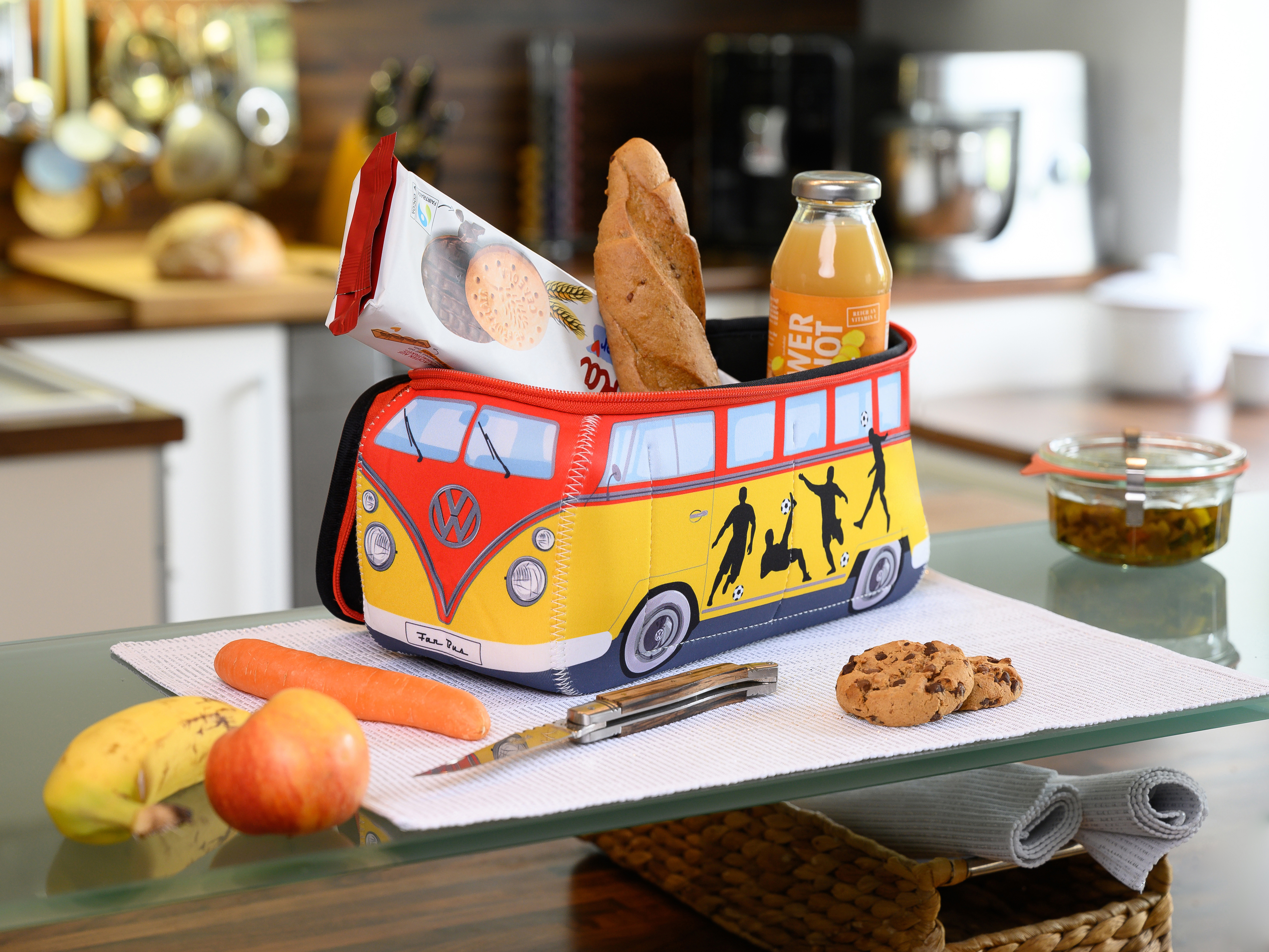 VW T1 Bulli Bus 3D Neoprene Universal Bag - Large