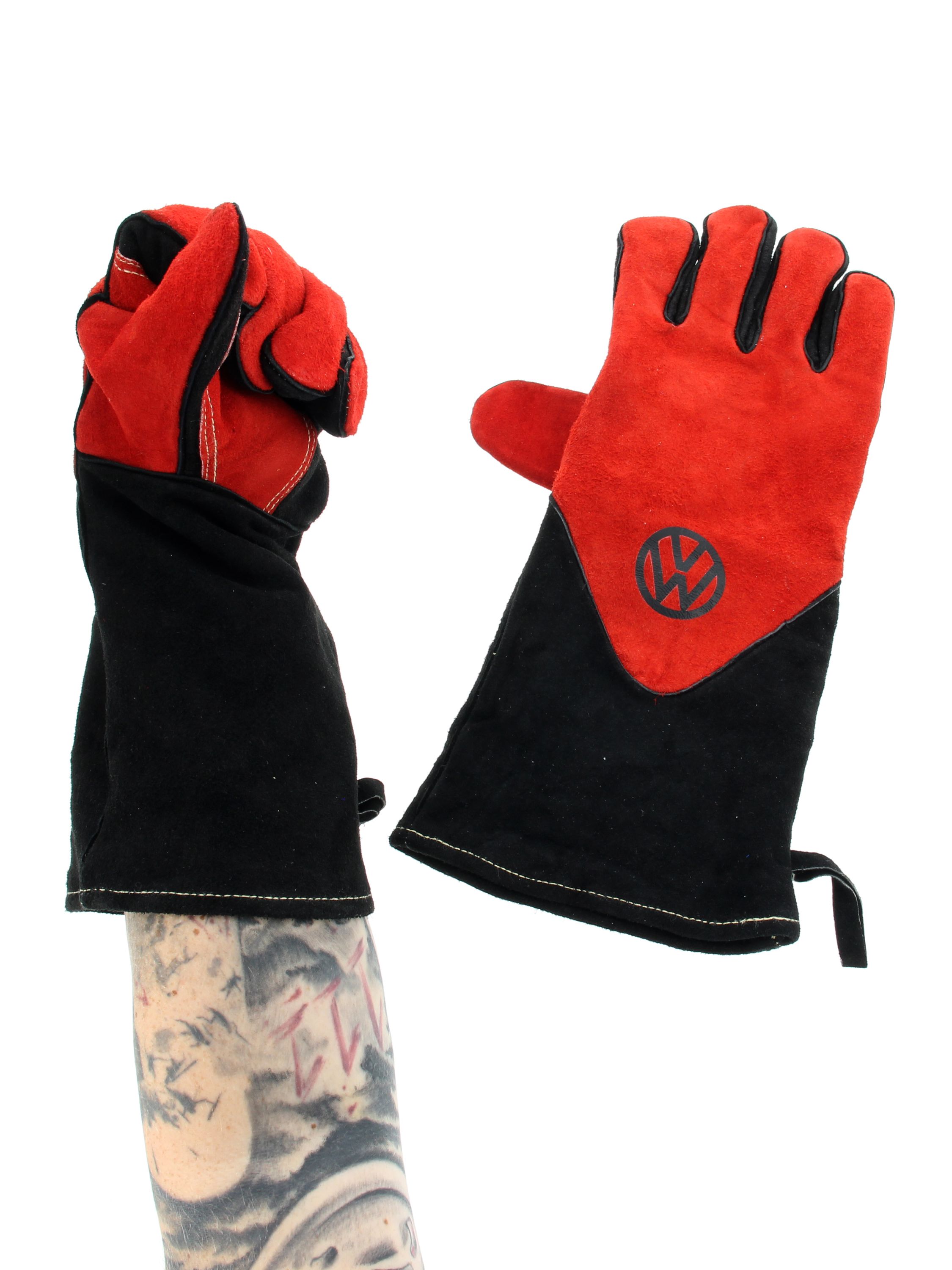 VW T1 Bus barbecue gloves in gift box cowhide (pair)