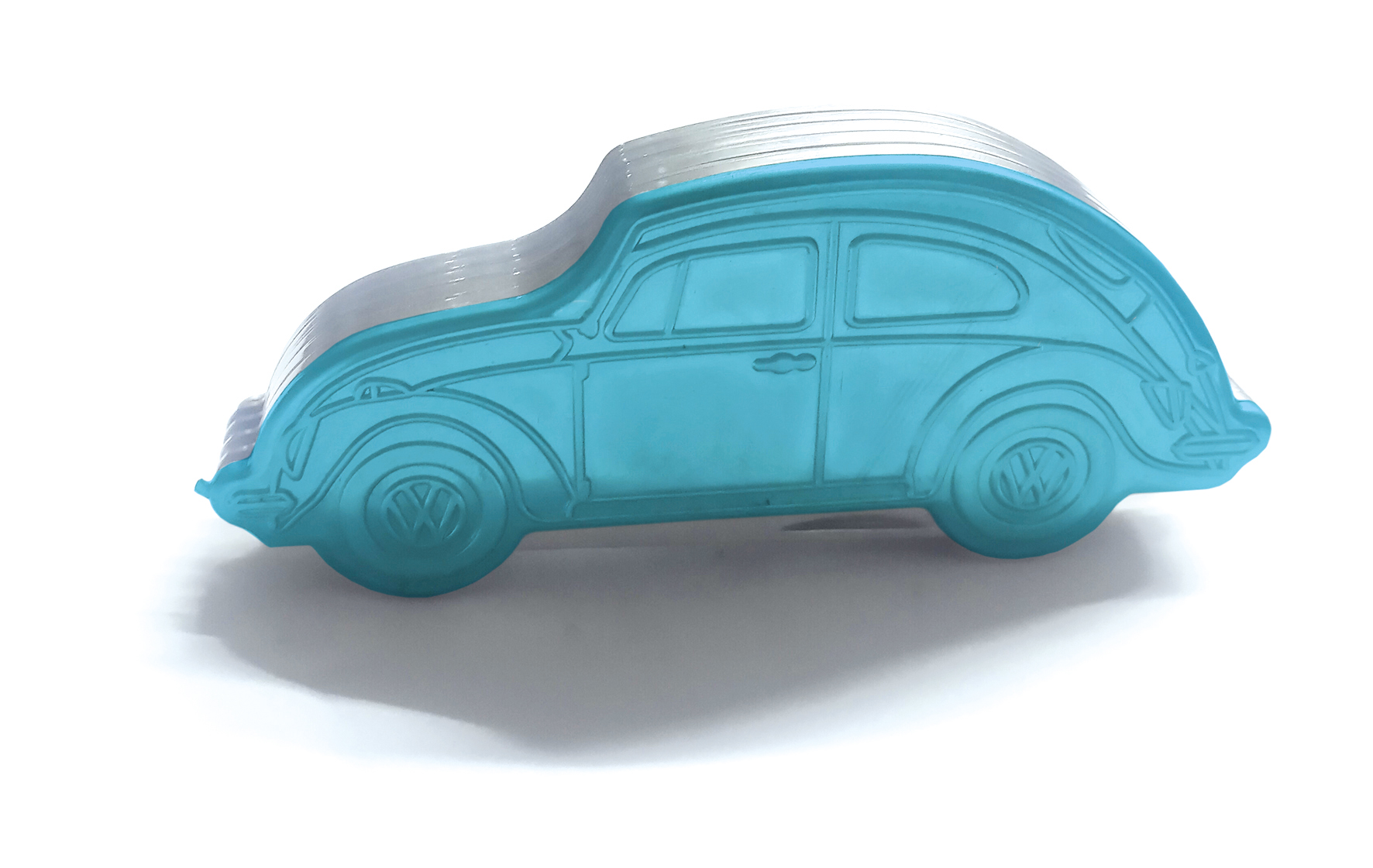 Navaja de bolsillo VW Beetle 3D en caja de regalo - azul