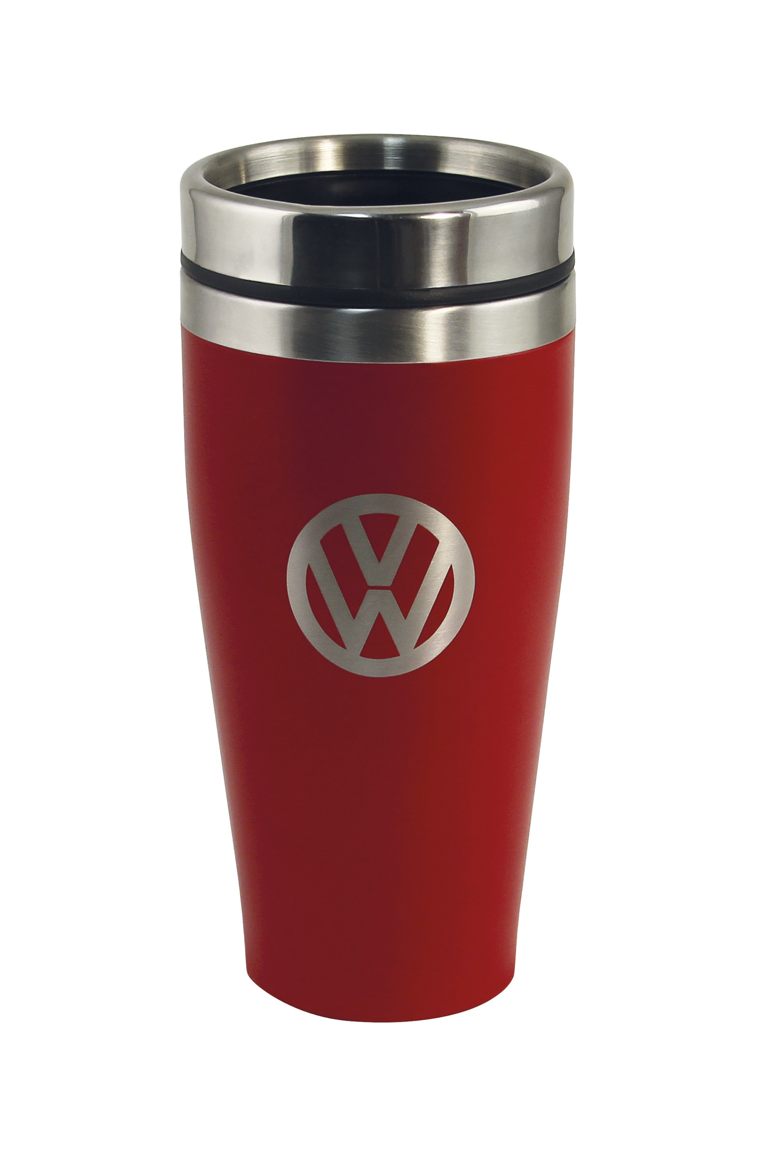 Taza térmica VW de acero inoxidable, doble pared, 450 ml