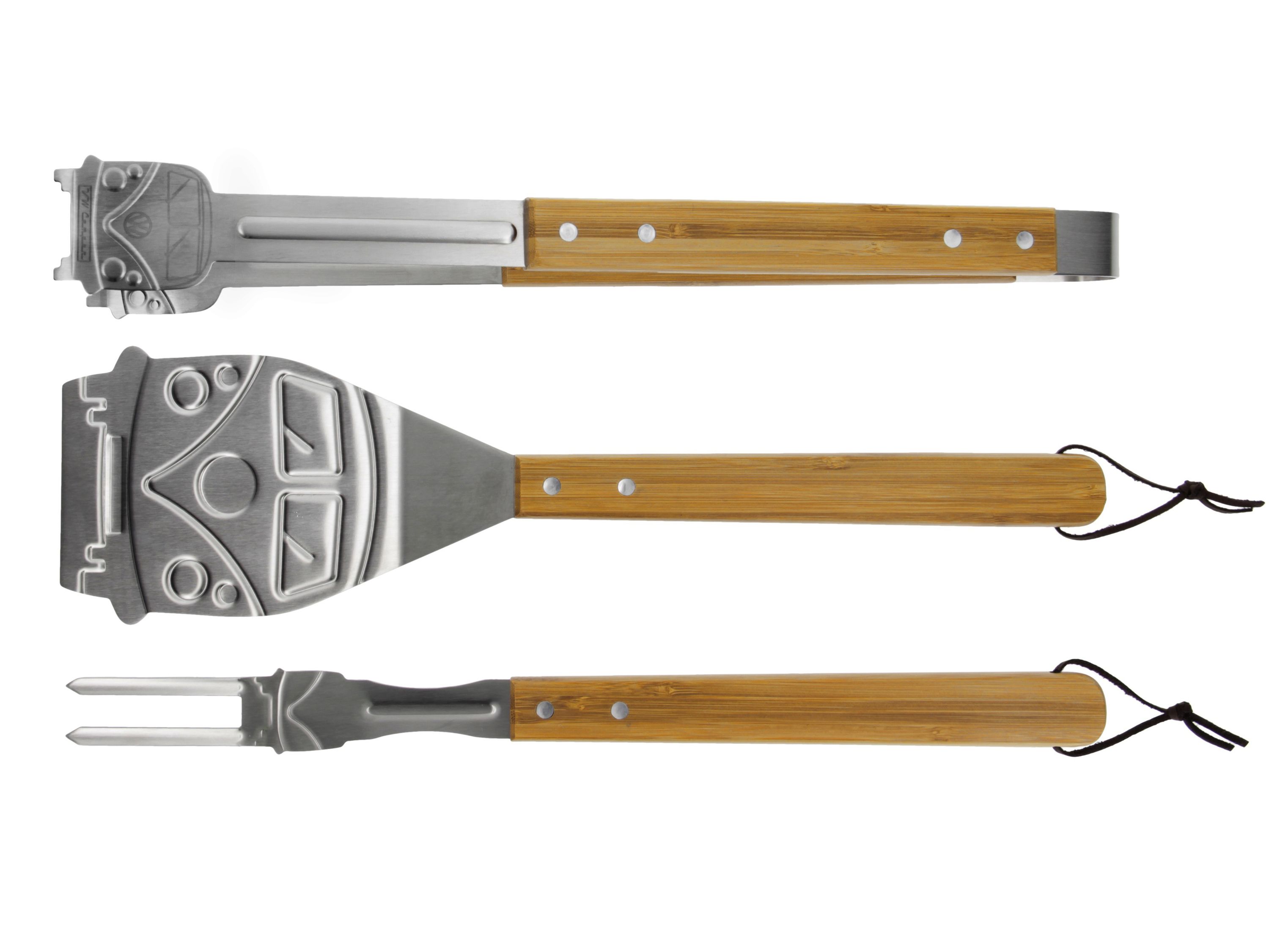 VW T1 Bulli Bus Grill Cutlery 3-piece in Carrying Bag