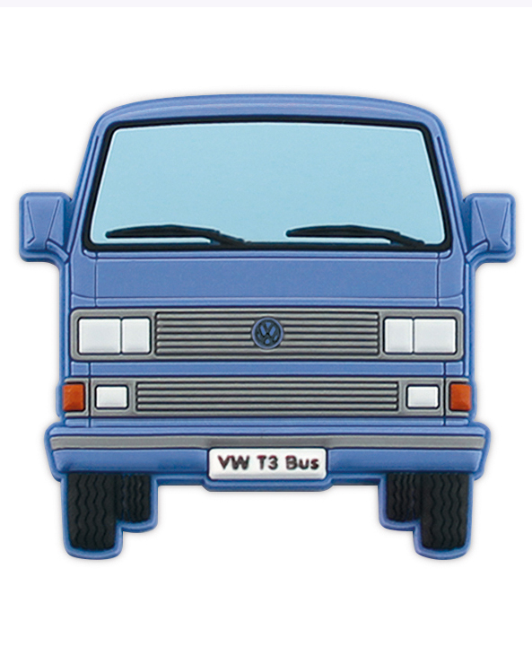VW T3 Bulli Bus Rubber Magnet