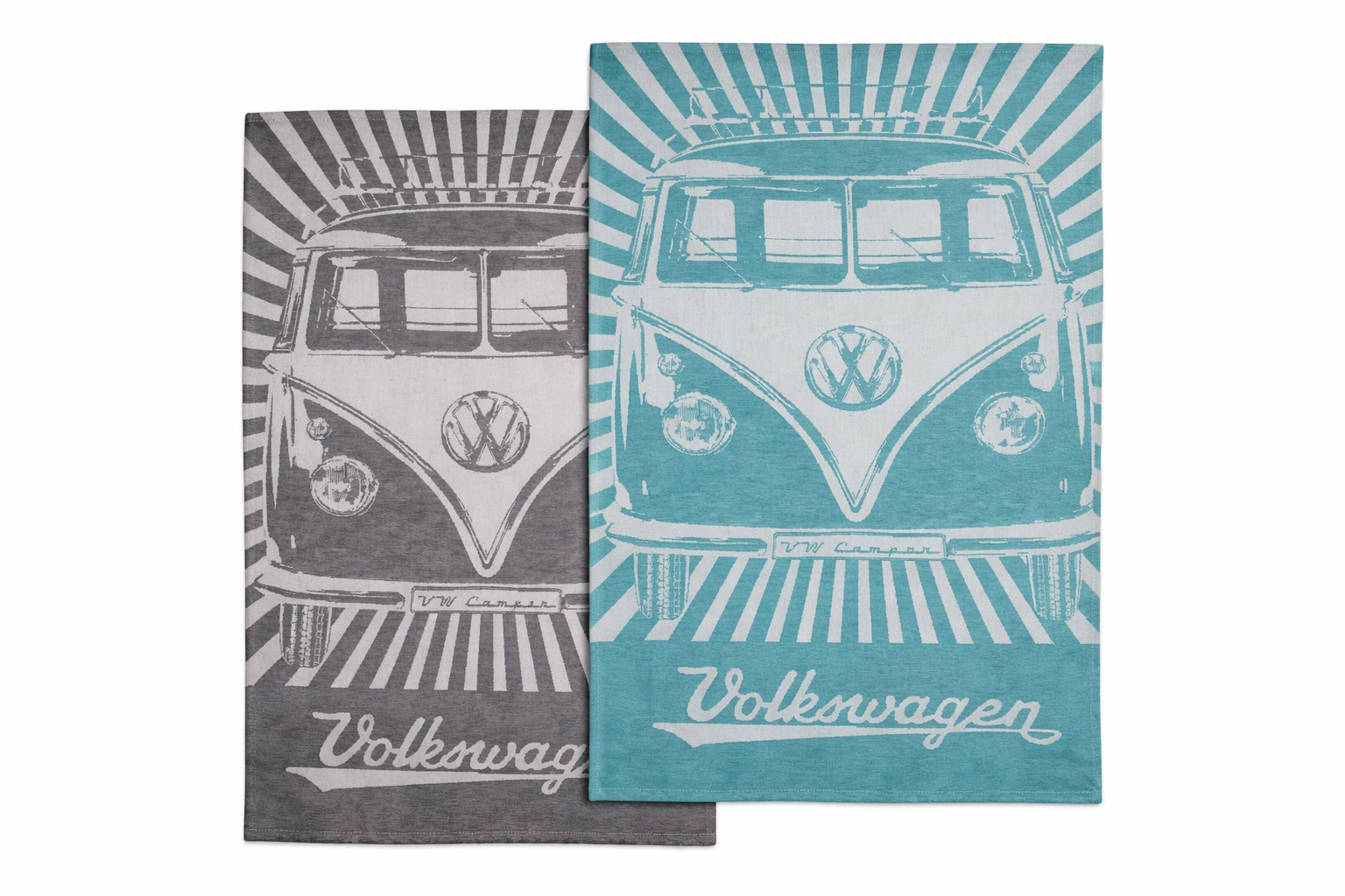 VW T1 Bus tea towel set of 2