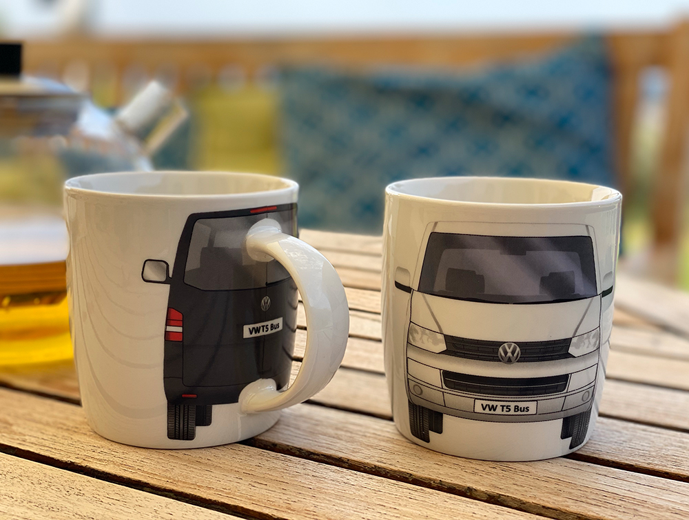 VW T5 Bulli Bus coffee cup 370ml