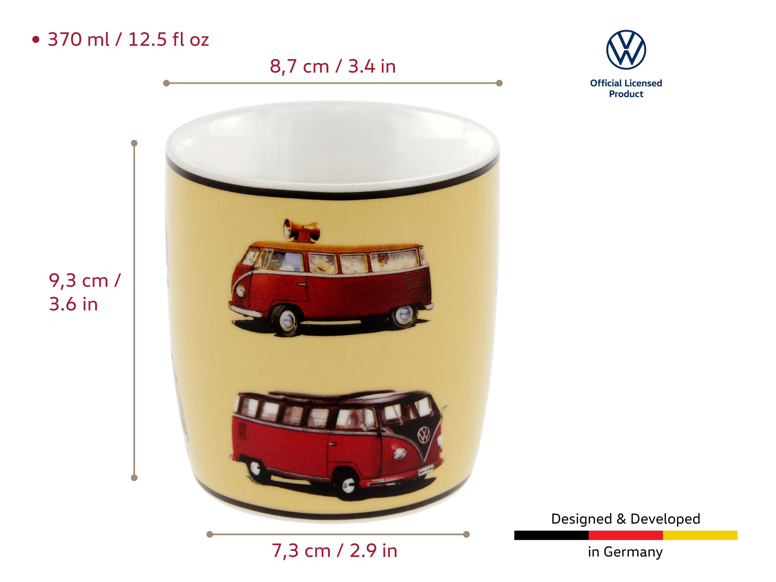 Taza de café VW T1 Bulli Bus 370ml