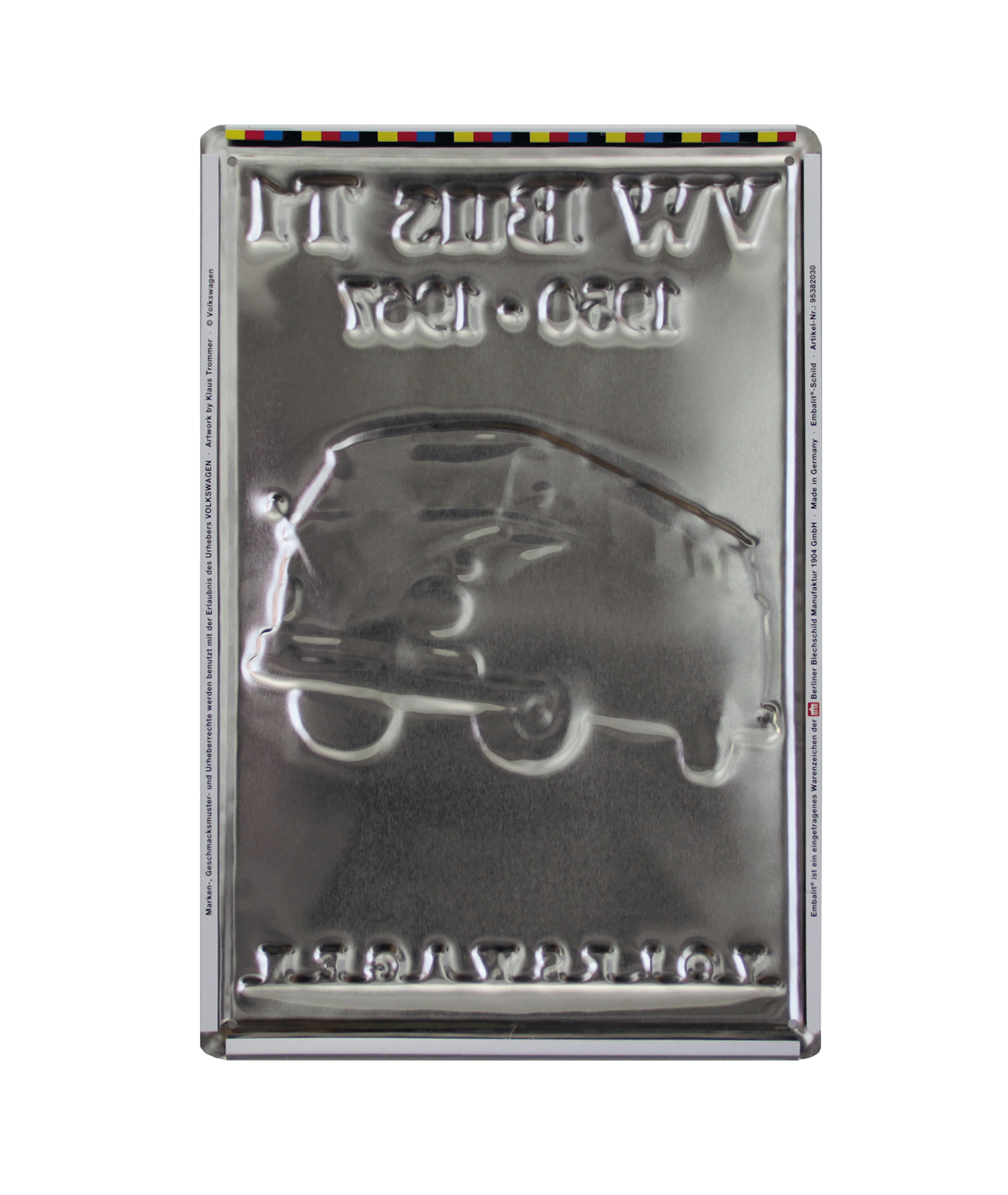 VW T1 Bulli Bus & Beetle tin sign