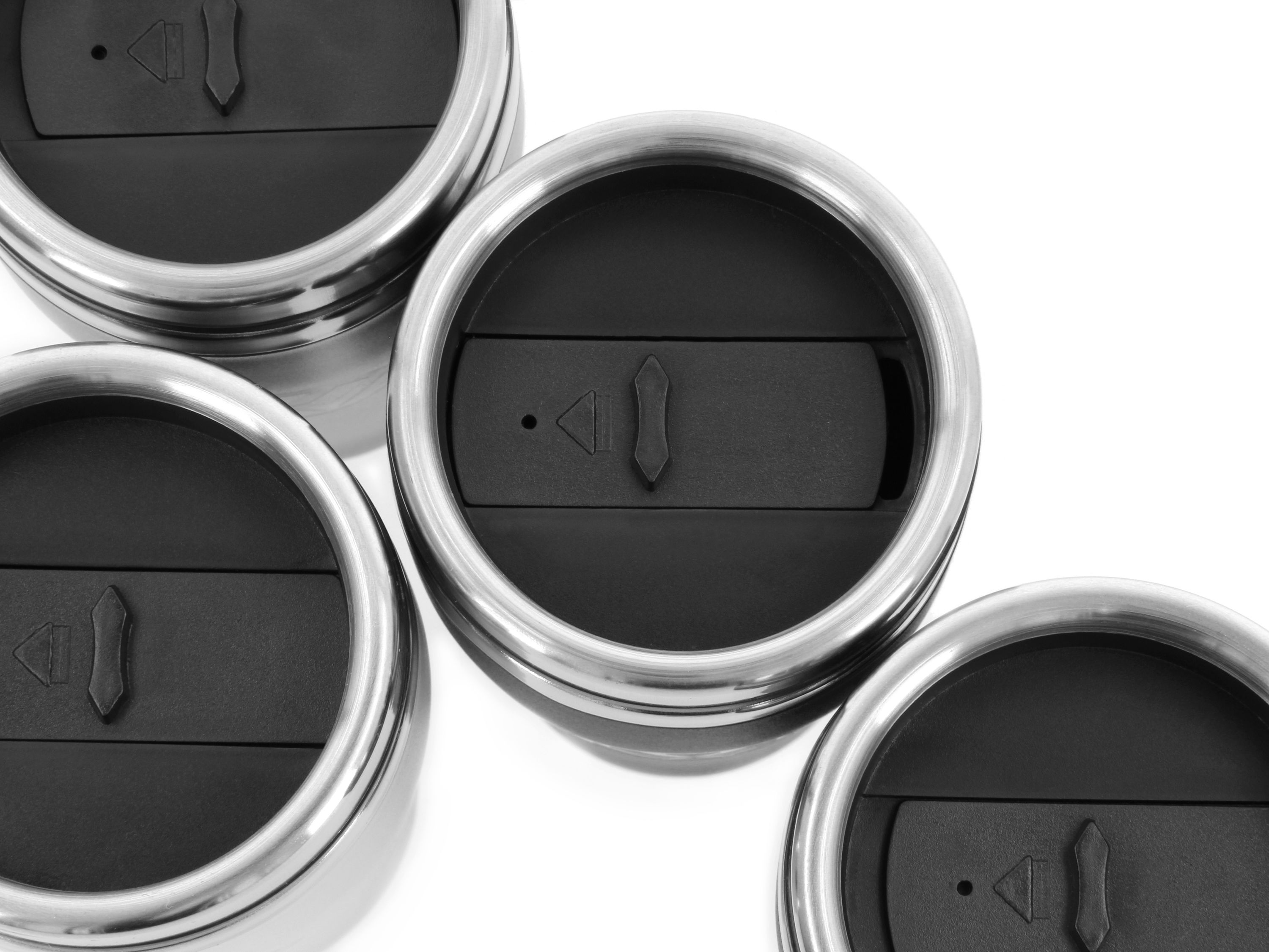 Taza térmica de acero inoxidable VW GTI, doble pared, 450 ml