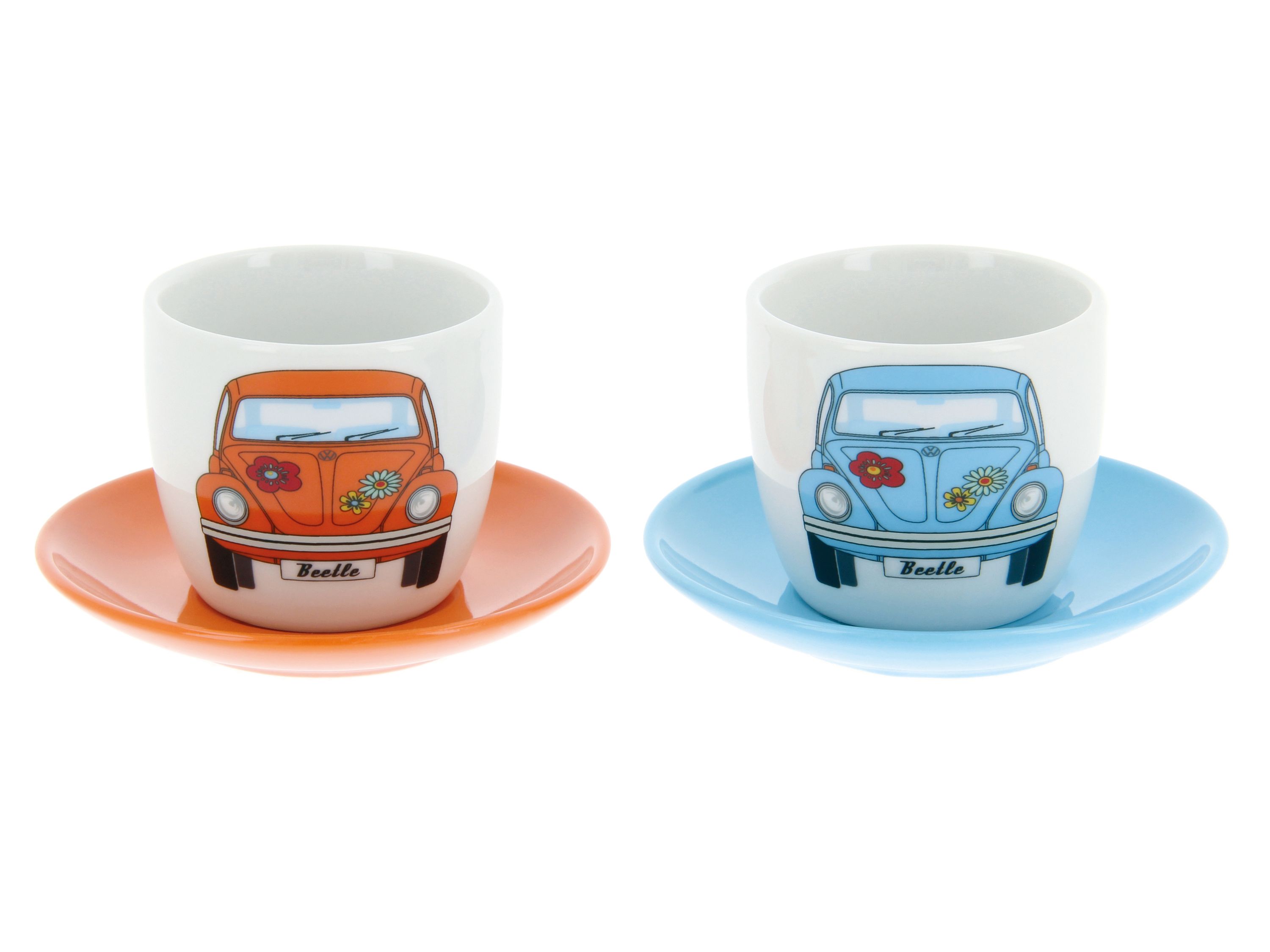 VW Käfer Espresso Tassen 2er Set 100ml