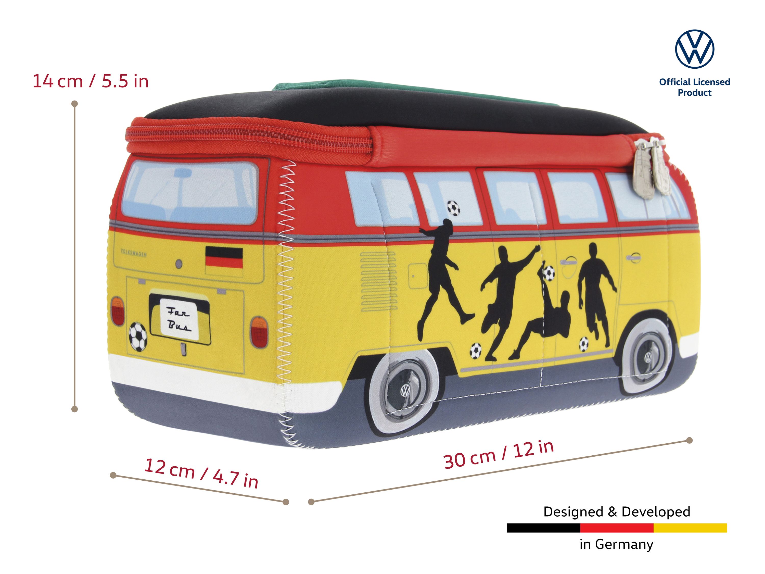 VW T1 Bulli Bus 3D Neoprene Universal Bag - Large