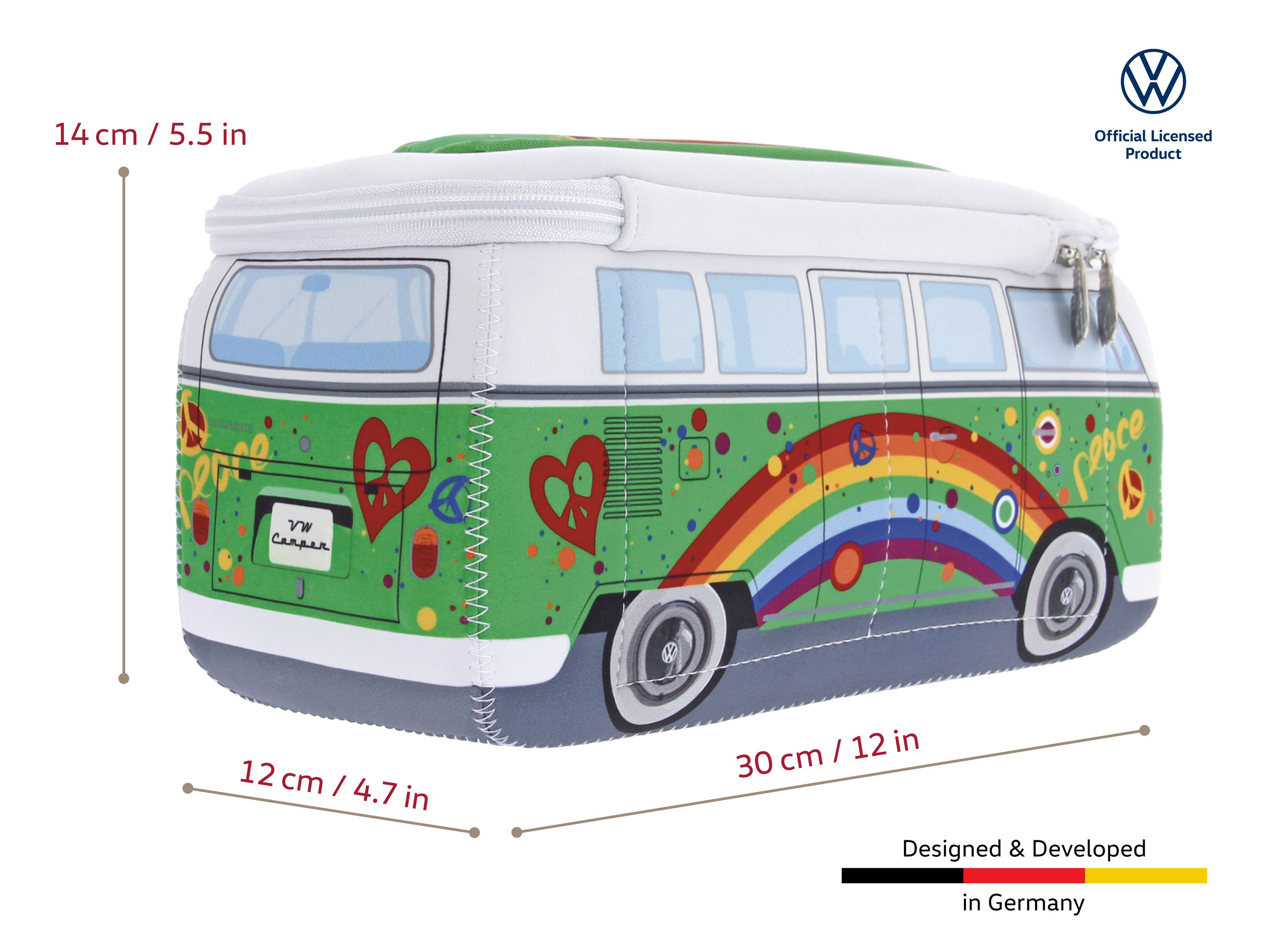 VW T1 Bulli Bus 3D Neoprene Universal Bag - Large