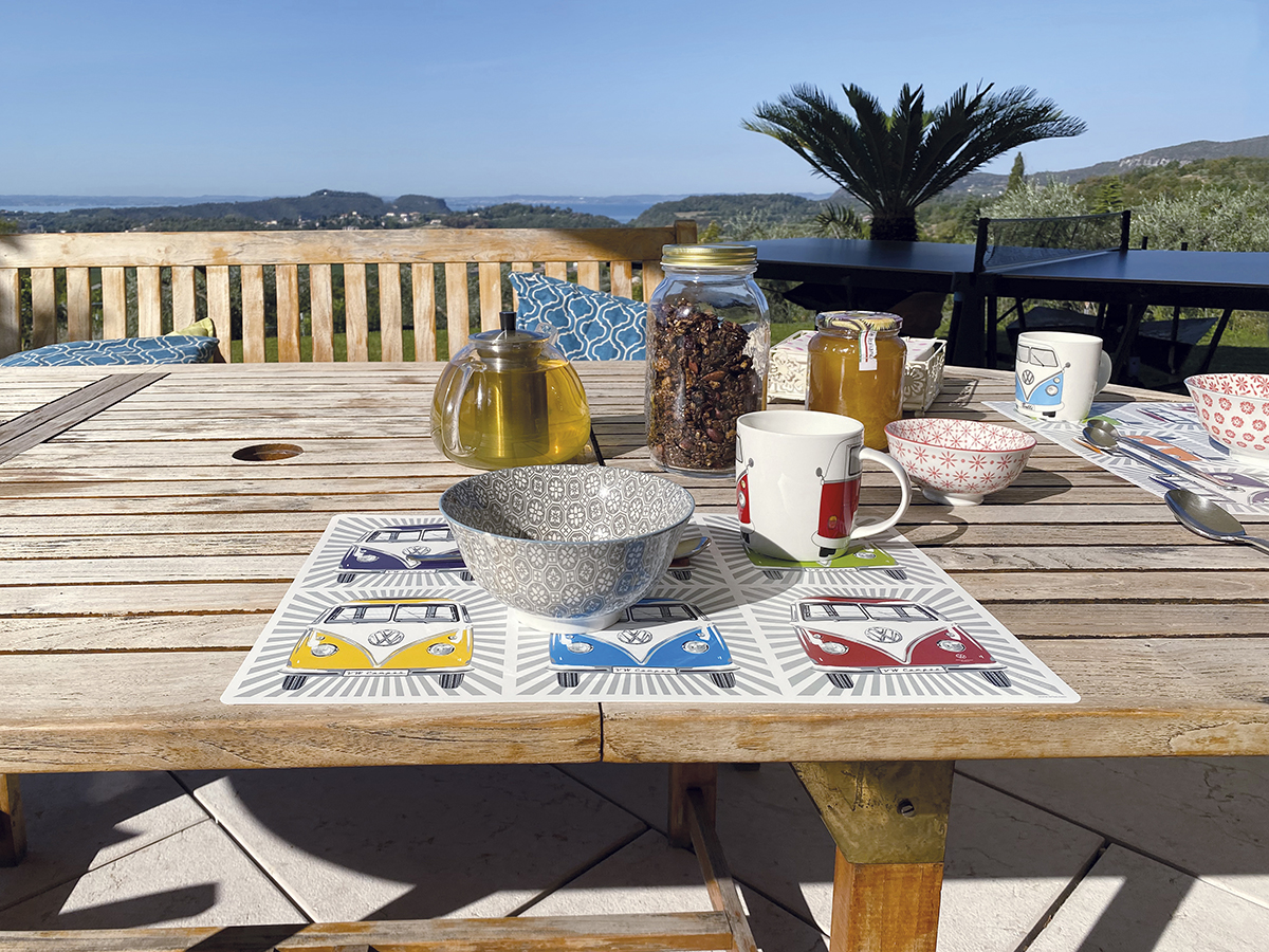 VW T1 Bulli Bus washable placemats (set of 4)