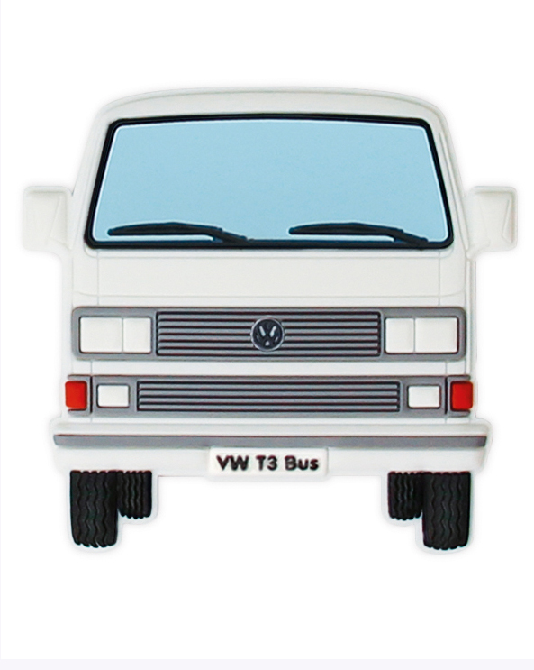 VW T3 Bulli Bus Rubber Magnet