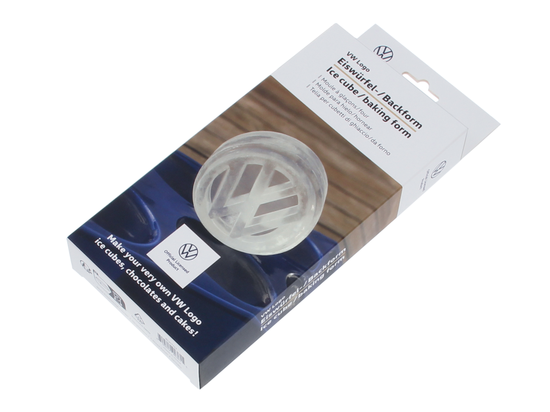 VW logo, T1 Bus, VW Beetle ice cube mold, baking mold, ice cube maker (silicone)