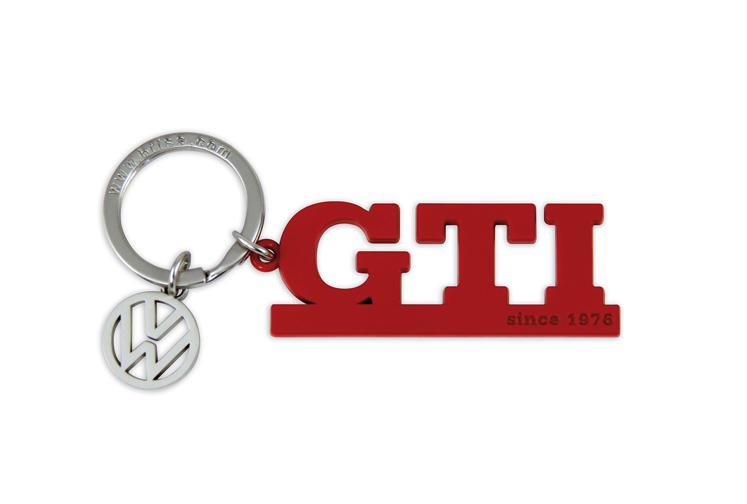 VW GTI keychain with charm
