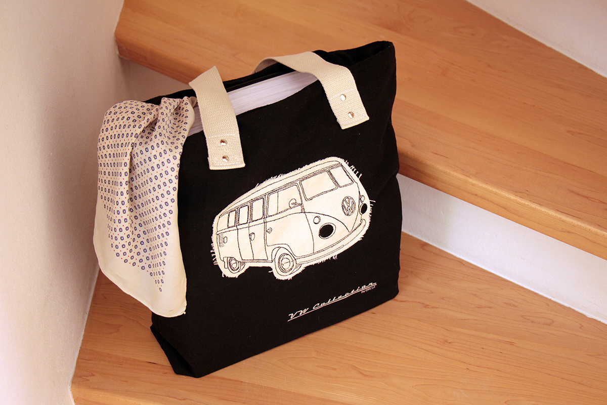 VW T1 Bulli Bus Canvas Tasche, Einkaufstüte, Strandtasche