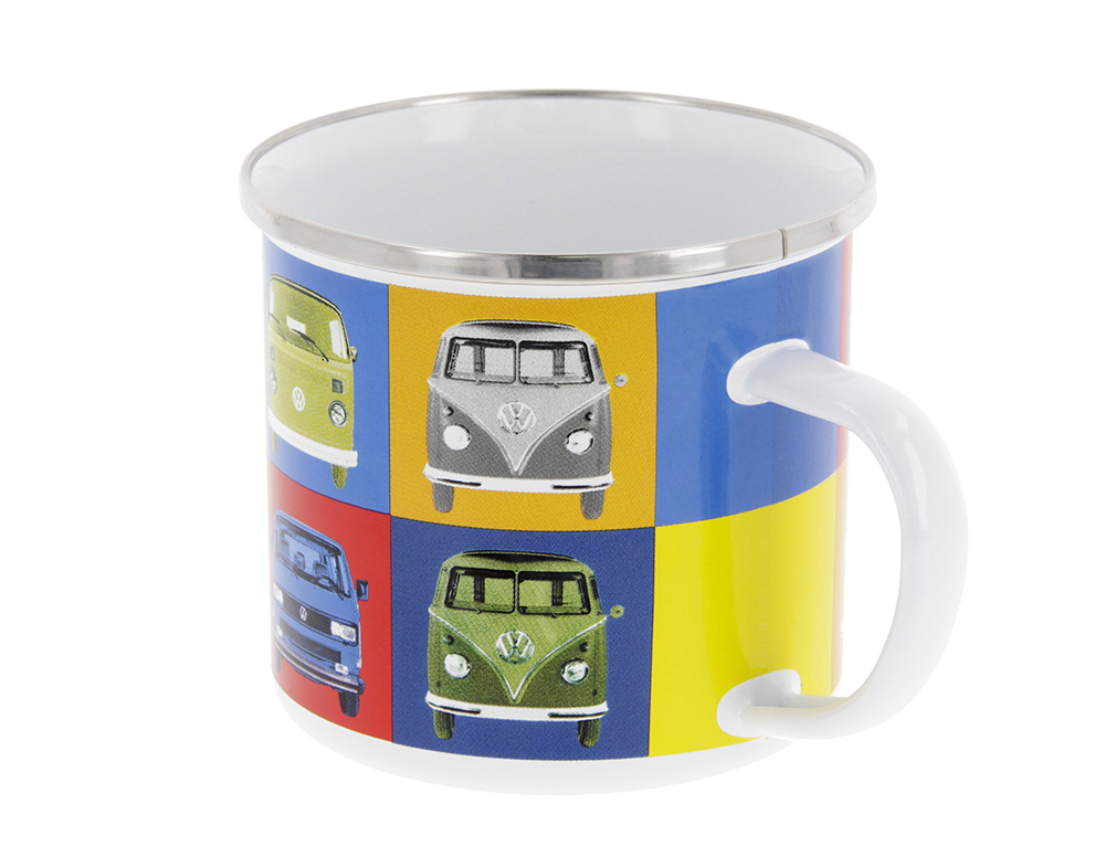 VW T1 Bulli Bus Tasse emailliert 500ml